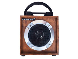 Microcend ST-X Bass 401 Wooden Portable Wireless Splash Proof Bluetooth Speaker